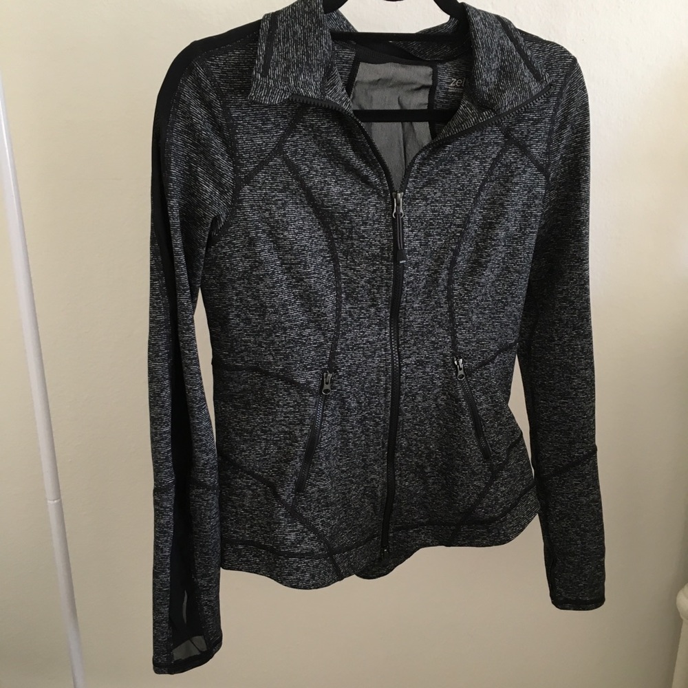 Zella full zip jacket with mesh inserts